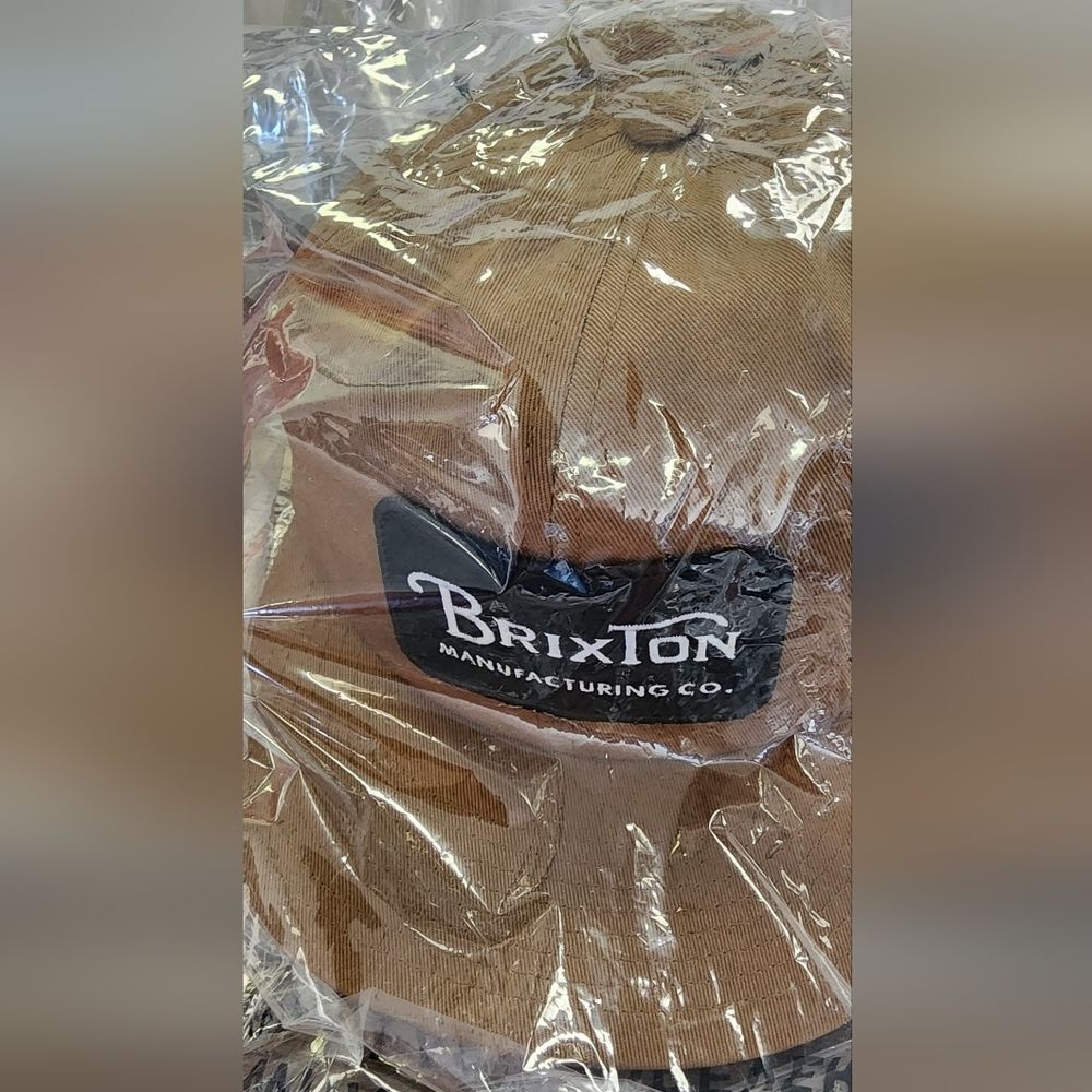 Brixton Brown Cap With Black Patch - image 4